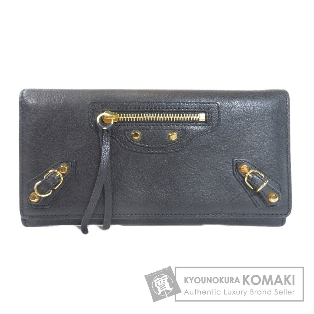 Balenciaga Giant Continental Long Wallet Leather